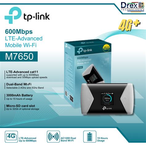 TP LINK M7650 600Mbps LTE Advanced Mobile Wi Fi Lazada PH