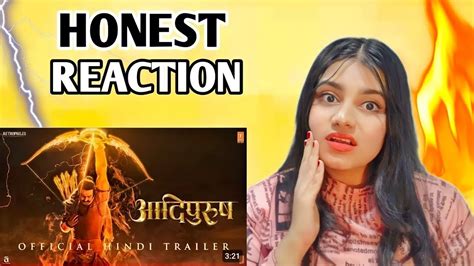 Adipurush Trailer Reaction My Honest Opinion And Reaction Youtube