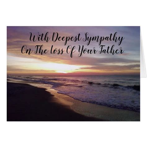 Loss Of Your Father Sympathy And Healing Card Father Sympathy Sympathy