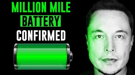 Tesla S Million Mile Battery Is Ready Tesla Battery Day Youtube