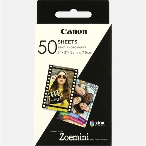Buy Canon ZINK 2x3 Photo Paper X50 Sheets 3215C002