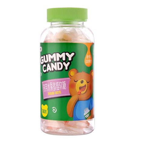 Gluten Free Colorful Gelatin Gummy Bears With Vitamin E Vitamin B1