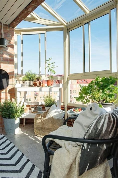 25 Best Choice For Closed Balcony To Cozy In All Season HomeMydesign