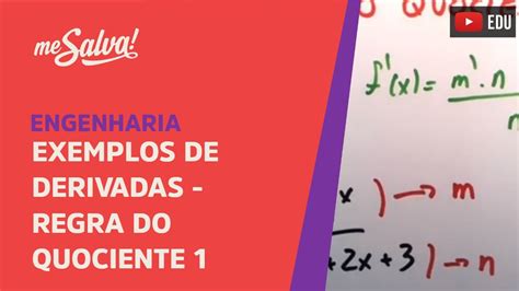 Me Salva Cálculo Diferencial Exemplos De Derivadas Regra Do