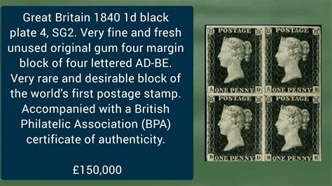 10 Most Valuable British Stamps Value Part 1 Great Britain Postage