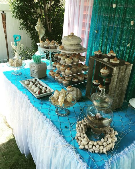 Seashell Theme Birthday Table Decorations Decor Home Decor