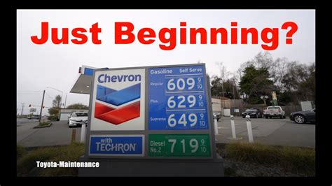 Prices Of Gas In California Youtube