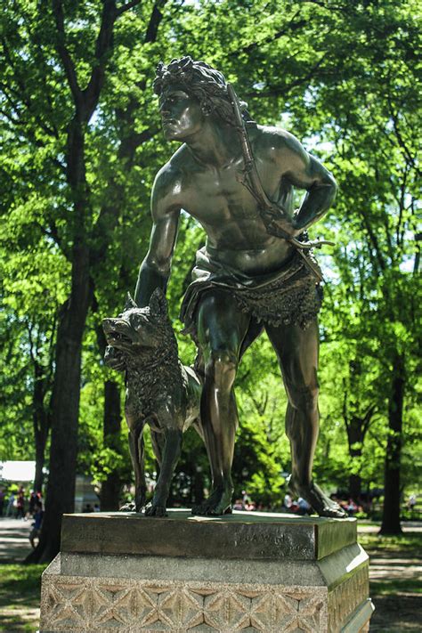 The Indian Hunter Sculpture Central Park N Y C Photograph By Nick Difi