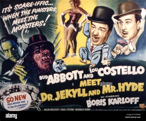 ABBOTT AND COSTELLO MEET DR JEKYLL AND MR HYDE Boris Karloff Helen