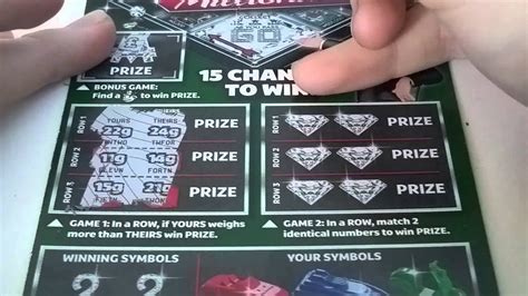 National Lottery Scratch Cards 3 Youtube