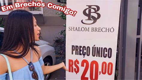 Em Brechós Comigo Tour pelo Shalom Brechó 20 reais cada peça YouTube