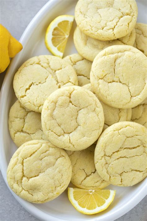 Lemon Sugar Cookies Recipe Lemon Recipes Sugar Cookies Recipe