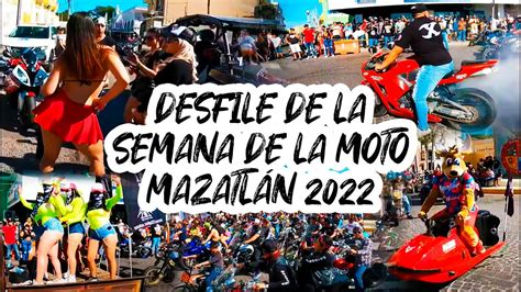 Desfile De La Semana De La Moto Mazatlán 2022 Emilia Vizcarra Motos