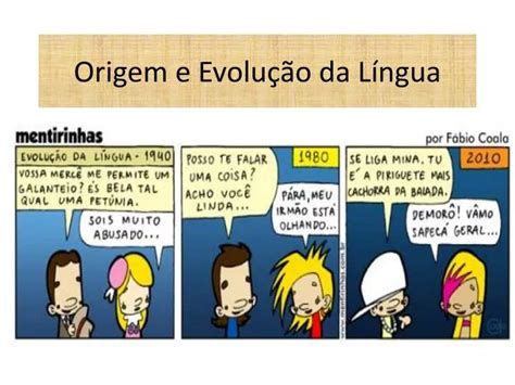 PPT Origem e Evolução da Língua PowerPoint Presentation free