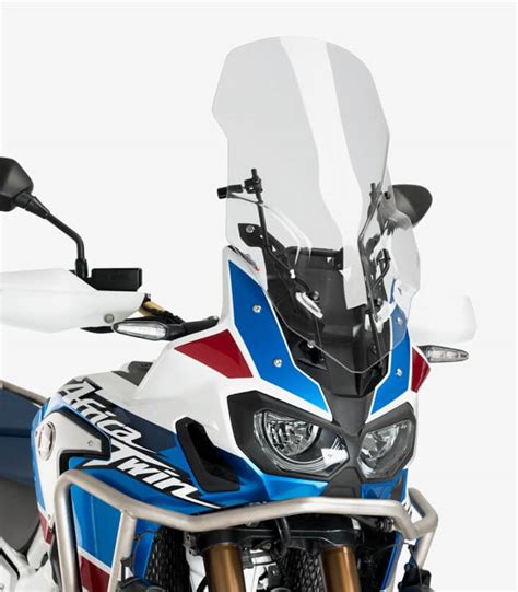 Cúpula Puig Touring con M E M Honda CRF1000L Africa Twin Transparente