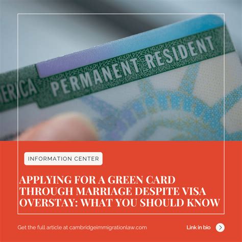 Green Card Through Marriage Visa Overstay Considerations