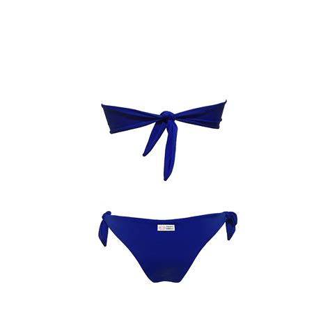 Bikini Fascia Con Nappine Colorate Creazioni Mireya