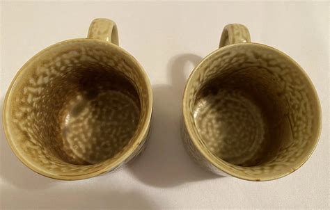 Set Of Vintage Otagiri Style Stoneware Mugs Ebay