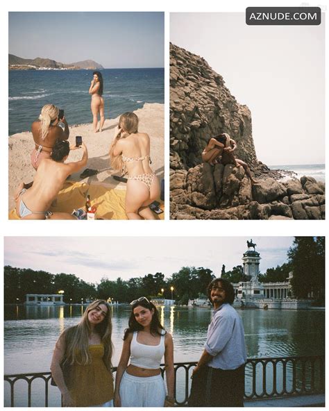 Dafne Keen Sexy And Topless Shows Off Her Sizzling Bikini Body At The Ocean With Her Crew AZNude