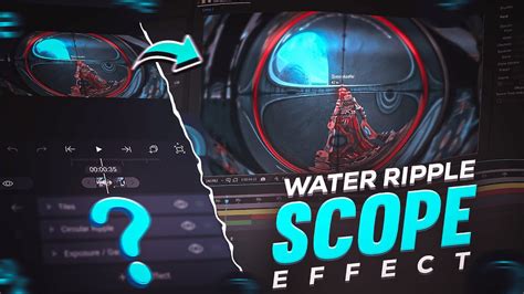 Water Ripple Scope Effect Alight Motion And After Effects Preset