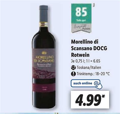 Morellino Di Scansano Docg Rotwein Angebot Bei Lidl