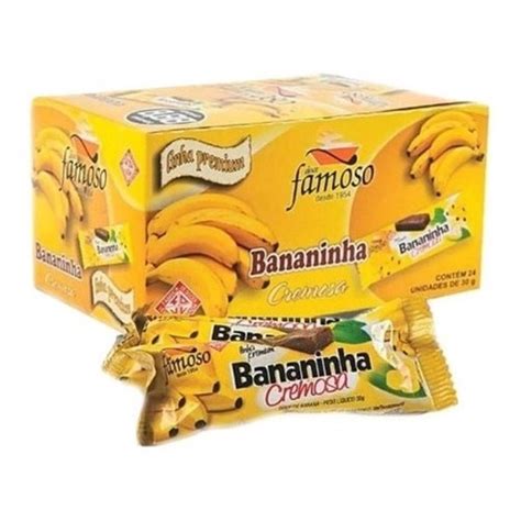 Bananinha Cremosa Famoso Tradicional 30g C 24 Unidades Shopee Brasil