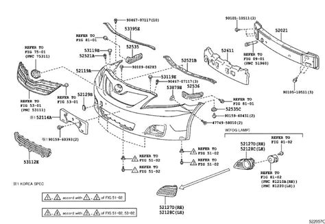 Toyota Camry Bumper Cover Support Rail Left Front Retainer Bumper