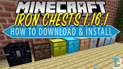 How To Download And Install Iron Chests In Minecraft 1161 Youtube