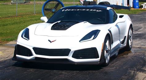 Hennessey Performance S Hpe Corvette Zr Sprints The Mile In