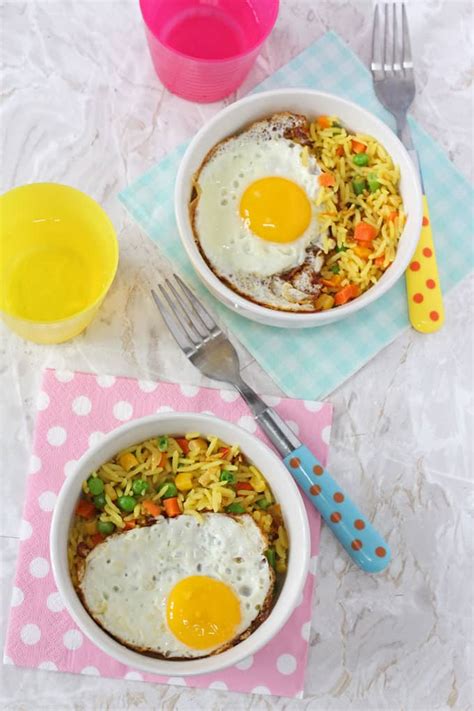 Vegetable Rice & Egg Bowl | 5 Minute Meal - My Fussy Eater | Easy ...