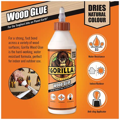 Gorilla Wood Glue 1l Gorilla Cpc