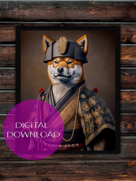 Shiba Inu Samurai Shiba Warrior Ceremonial Clothes - Etsy