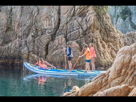 Paddle surf de cala en cala en la Costa Brava Turismo Náutico en