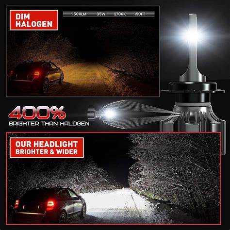 2X H7 LED Headlight Globes 100W For Holden Commodore VE Sedan 6 0 I V8