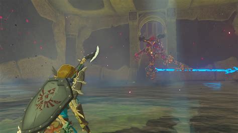 Link Facing Waterblight Ganon In Divine Beast Vah Ruta Unfortunately