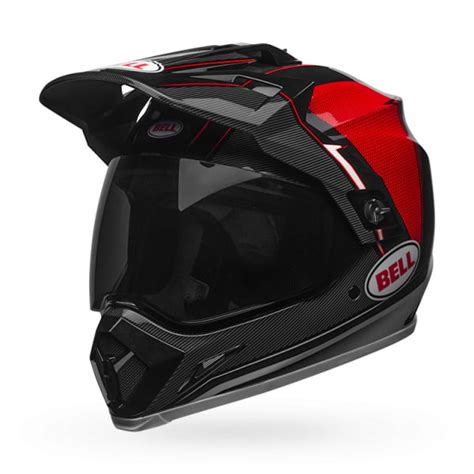 Bell Mx 9 Adventure Mips Equipped Berm Helmet Blackwhitered Size