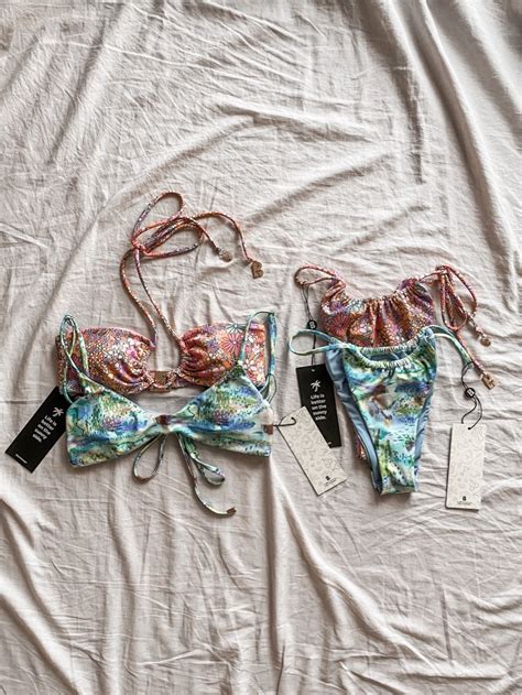 2 Blackbough Bikini Sets On Carousell