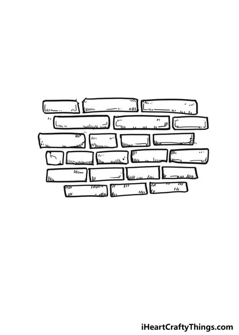 How To Draw A Brick Wall Step By Step!