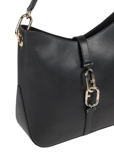 Furla Hobotas Van Leer Model Sirena In Zwart Online Kopen P C