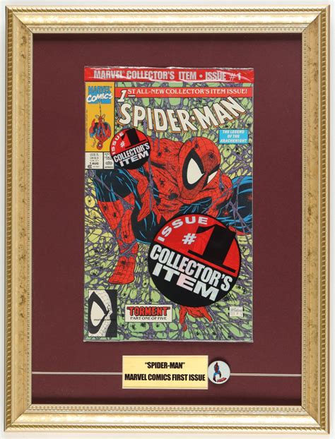 Marvel Comics Spiderman Torment First Issue Custom Framed Comic Book