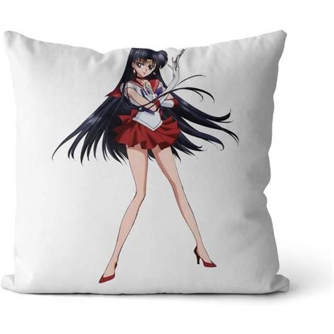 Housse De Coussin D Corative Sailor Moon En Coton En Velours Pour