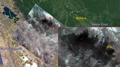 NASA's ECOSTRESS detects Amazon fires from space