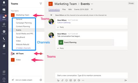 Teams And Channels How To Use Them In Microsoft Teams It