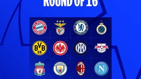 Jam Tayang Drawing 16 Besar Liga Champions Hari Ini Hasil Dan Live