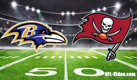 Baltimore Ravens Vs Tampa Bay Buccaneers Full Game Replay 2023 Nfl