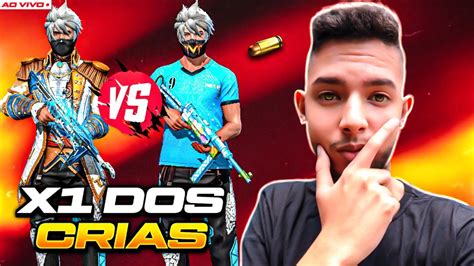 FREE FIRE AO VIVO X1 DOS CRIAS 4X4 SALAS PERSONALIZADAS SALAS