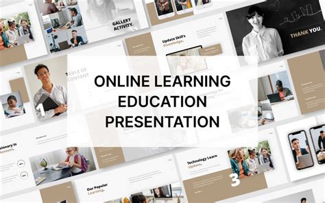 Modello Di Presentazione Powerpoint Per L Apprendimento Online