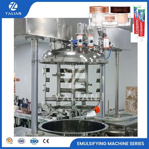 Toothpaste Making Machine Emulsifier Homogenizer Mixing Machine Vacuum