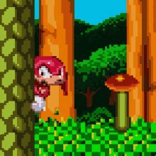 Pixel Knuckles Sticker - Pixel Knuckles - Discover & Share GIFs