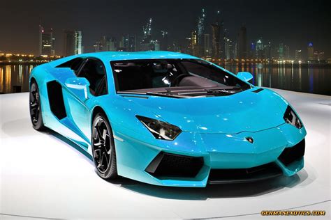 Photo Mr Al Thani Lamborghini Aventador In Turquoise